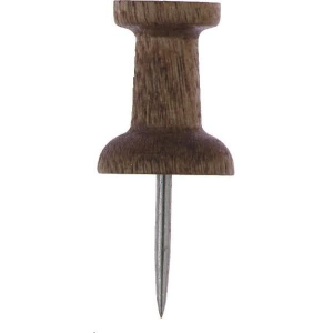 Alco Pinnwandnadel Holz braun 12mm 20 ST