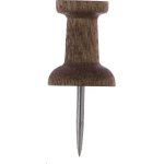 Alco Pinnwandnadel Holz braun 12mm 20 ST
