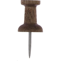 Alco Pinnwandnadel Holz braun 12mm 100 ST