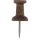 Alco Pinnwandnadel Holz braun 12mm 100 ST