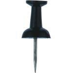 Alco Pinnwandnadel Kunststoff schwarz 12mm 200 ST