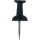 Alco Pinnwandnadel Kunststoff schwarz 12mm 200 ST