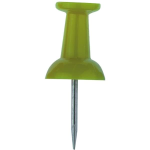 Alco Pinnwandnadel Kunststoff gelb 12mm 200 ST