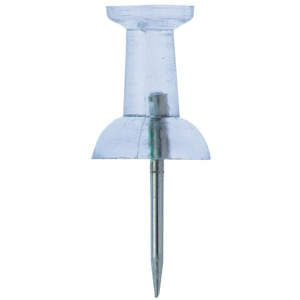 Alco Pinnwandnadel Kunststoff glasklar 12mm 200 ST