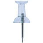 Alco Pinnwandnadel Kunststoff glasklar 12mm 200 ST