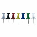 Alco Pinnwandnadel Kunststoff sortiert 12mm 200 ST