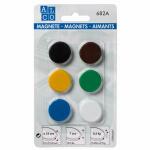 Alco Haftmagnet 7mm Ø 24mm sortiert 6 Stück