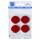 Alco Haftmagnet 7mm Ø 32mm rot 4 Stück
