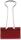 Alco Foldbackklammer Metall vernickelt 19mm rot 12 Stück