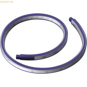 Alco Kurvenlineal 60 cm blau 4007735014636