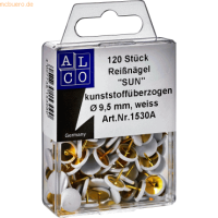 Alco Reißnagel SUN Metall Ø 9,5mm weiß...