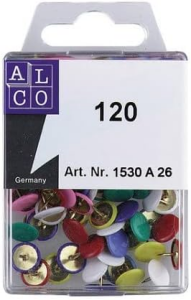 Alco Reißnagel SUN Metall Ø 9,5mm sortiert 120 ST