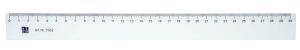 Alco Kunststofflineal flexibel 30cm transparent
