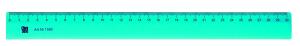 Alco Kunststofflineal flexibel 30cm blau-transparent