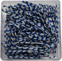 Alco Briefklammer ZEBRA Metall 28mm weiß-blau 100...