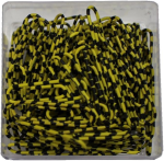 Alco Briefklammer ZEBRA Metall 28mm gelb-schwarz 1000...