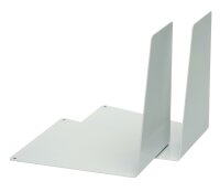 Alco Buchstütze Metall 120x145x140mm weiß 2...