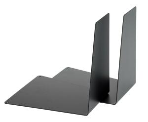 Alco Buchstütze Metall 120x145x140mm schwarz 2 Stück