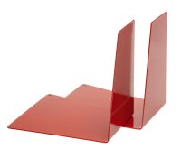 Alco Buchstütze Metall 120x145x140mm rot 2 Stück