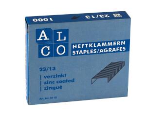 Alco Heftklammern Stahl verzinkt 23/13 1000 ST
