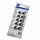 Alco Haftmagnete 8mm Ø 20mm silber 10 Stück