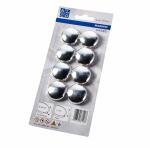 Alco Haftmagnete 11mm Ø 30mm silber 8 Stück