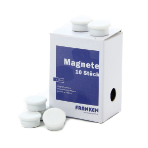 Alco Haftmagnet 7mm Ø 13mm schwarz 10 Stück