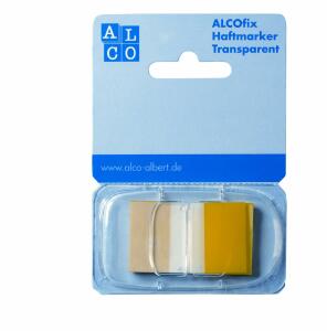 Alco Haftmarker ALCOfix 43x25mm gelb 50 Stück