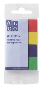 Alco Haftmarker ALCOfix 50x20mm rot, gelb, blau, grün je 40 Stück