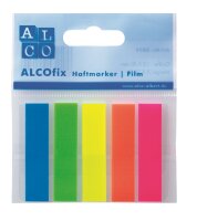 Alco Haftmarker ALCOfix 50x12mm 5 Farben je 25 Stück
