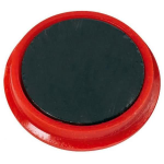 Alco Haftmagnet 7mm Ø 40mm rot 10 Stück