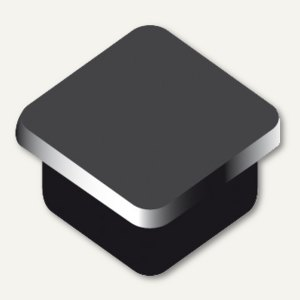 Alco Haftmagnet 13x13x7mm schwarz 10 Stück