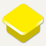 Alco Haftmagnet 13x13x7mm gelb 10 Stück
