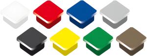 Alco Haftmagnet 13x13x7mm sortiert 10 Stück