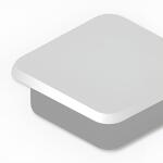 Alco Haftmagnet 13x13x7mm grau 10 Stück