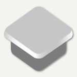 Alco Haftmagnet 13x13x7mm grau 10 Stück