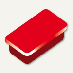 Alco Haftmagnet 13x24x7mm rot 10 Stück
