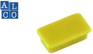 Alco Haftmagnet 13x24x7mm gelb 10 Stück