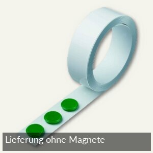 Alco Metallhaftband Stahl 1m weiß
