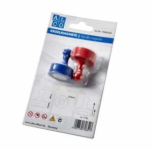 Alco Kegelmagnet 38,5mm Ø 29mm sortiert 2 Stück