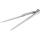 Alco Marinezirkel 180 mm nickelfarben matt