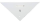 Alco Anlegedreieck Kunststoff 33 cm transparent