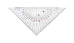 Alco Kursdreieck Kunststoff 27 cm transparent