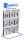 Alco SB-Aufsteller Metall lackiert 320x150x420mm blau
