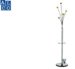Alco Standgarderobe pulverbeschichtetes Metall 188 cm...