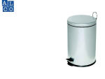 Alco Tretabfalleimer Stahl kunststoffbeschichtet 20l chrom