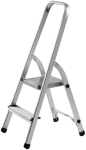 Alco Haushaltsleiter Aluminium 2-stufig 104cm silber