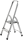 Alco Haushaltsleiter Aluminium 2-stufig 104cm silber