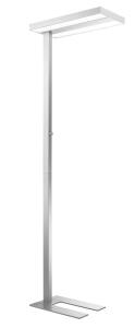 Alco LED-Stehleuchte 9080-1 Aluminium mit Metallfuß 60W silber