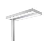 Alco LED-Stehleuchte 9080-1 Aluminium mit Metallfuß 60W silber